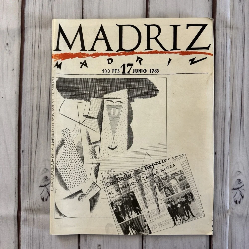 MADRIZ Magazine #17 June 1985 Rare Original Issue Movida Madrileña Era‎ Revista